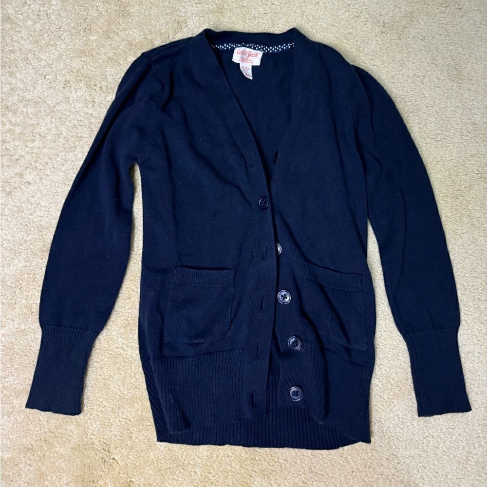 Girls Cat and Jack Cardigan Uniform Sz XS 4/5